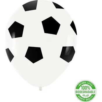Balónek Latexové balónky Fotbalový míč 30 cm 100 ks