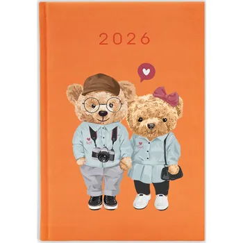 Kalendář Knižkový kalendář 2026 A5 oranžový