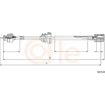 Autodíl Hřídel tachometru COFLE S07121