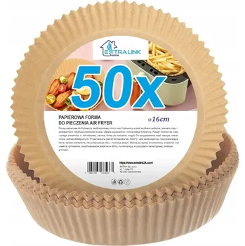 Jednorázové nádobí Papírová Organizér kulatá, 16 cm, 220 °C, 50 Ks