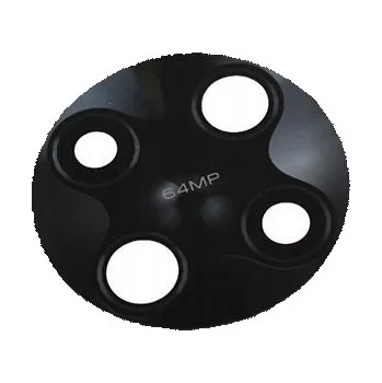 Pouzdro na mobilní telefon Sklo, krytka čočky zadního fotoaparátu pro Xiaomi POCO F2 Pro, černá ORG