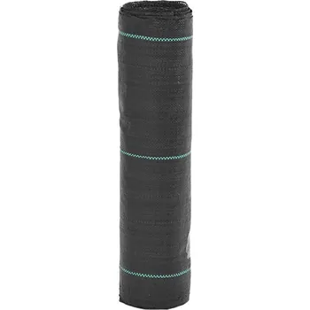 Geotextilie vidaXL Mulčovací textilie 0,5 x 25 m PP [4005138] Barva: Černá