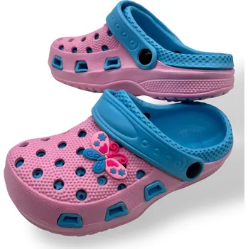 Dívčí pantofle Adcz Dívčí růžové gumové nazouváky 07 Barva: Růžová, Velikost: 31