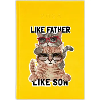 Diář Knižkový diář pro učitele 2026 A5 žlutý