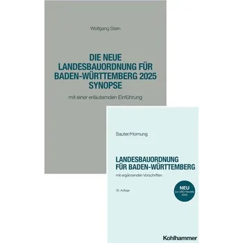 Landesbauordnung für Baden-Württemberg - Textausgabe + Synopse - Paket - Hornung, Volker