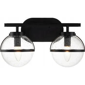 Nástěnné svítidlo Nástěnné svítidlo Hollis Černé HK-HOLLIS2-C-BK-BATH - Elstead