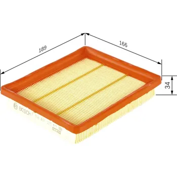 Vzduchový filtr Vzduchový filtr BOSCH F 026 400 325