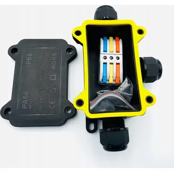 Vrták Elektroinstalační krabice vodotěsná s rozdělovačem + rychlospojka 3/3