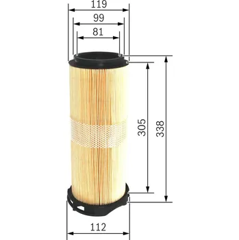 Vzduchový filtr Vzduchový filtr BOSCH F 026 400 214