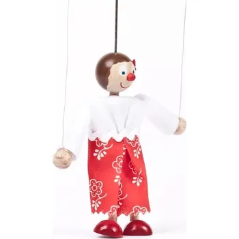 loutka GERLICH dřevěná loutka Maruška 12 cm