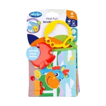 Hračka pro nejmenší Playgro - Závěsná knížka na kočárek