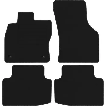 autokoberec Velurové autokoberce s upevněním v sadě Edecor