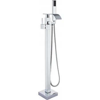 Vodovodní baterie Volně stojící vanová baterie s jednou pákou CHDE Exelent plus stříbrná