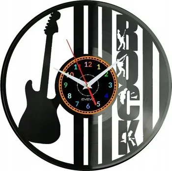Hodiny Rockové Hodiny Nástěnné Vinylová Deska Moderní Dekorativní U