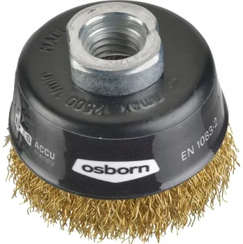 Drátěný kartáč Kotoučový kartáč, mosazný drát 60x21mm Osborn