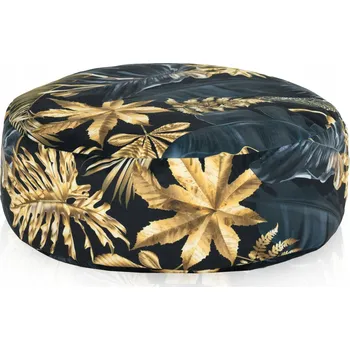 Taburet Zahradní podnožka NYLON dekorativní taburet MODRÁ