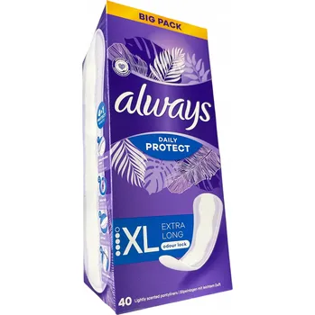Menstruační vložka Always Daily Protect Dámské hygienické vložky XL 40 kusů