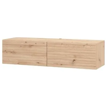 Televizní stolek Závěsný TV stolek 128 cm Raffe - dub artisan