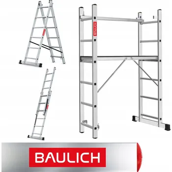 Žebřík Hliníkový Žebřík Baulich 2 x 6 do 150 kg