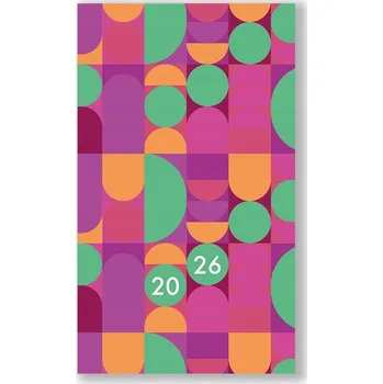 Diář Vikpap - týdenní diář Kolečka 2026, 10 × 17 cm