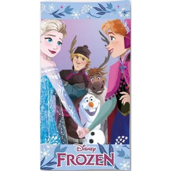 Prostěradlo BAVLNĚNÝ RUČNÍK FROZEN 70x140 cm Ledové království