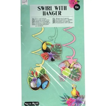 Vánoční ozdoba Dekorativní spirálová ozdoba na párty