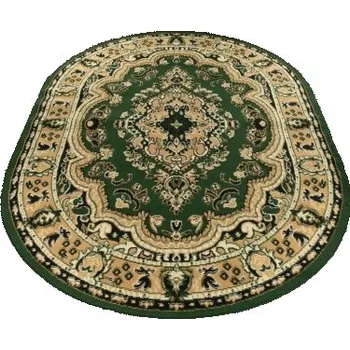 Koberec Makro Abra Oválný koberec ATLAS E951A zelený Rozměr: 180x250 cm