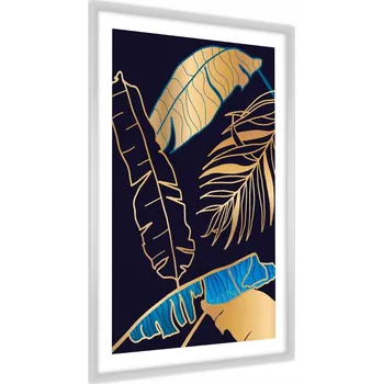 Obraz Plakát na zeď Tropické LISTY Příroda 3D 50x70