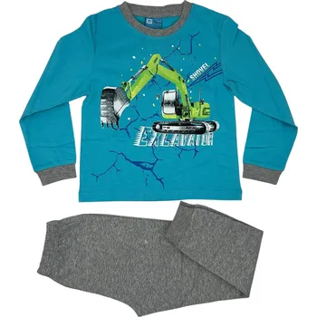 Chlapecké pyžamo Vogue in Chlapecké pyžama s dlouhým rukávem SHOVEL Barva: Tyrkysová, Velikost: 104/110