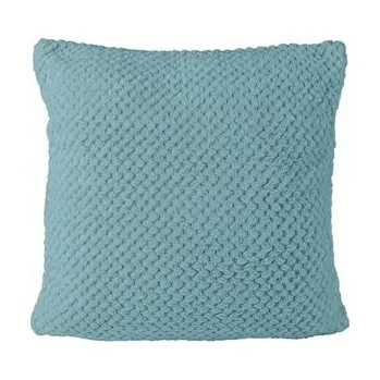 Povlak na dekorativní polštářek Žakárový povlak na polštář 40x40 cm, tyrkysový