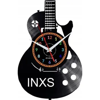 Hodiny INXS NÁSTĚNNÉ HODINY DEKORATIVNÍ MODERNÍ VINYLOVÁ DESKA