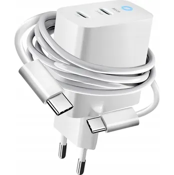 Datový kabel Sada rychlé síťové nabíječky 2x USB Type-C + kabel USB-C PD65W 3000mA