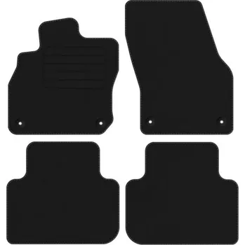 autokoberec Kobercové rohože Edecor velurové 4 ks