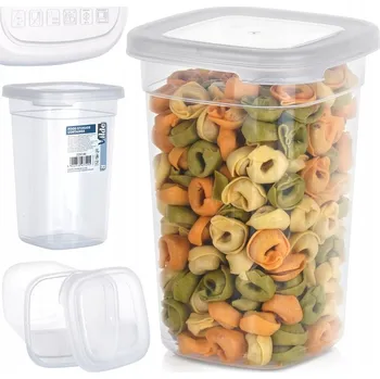 Dóza na potraviny Kuchyňská dóza Vilde plast průhledná 1 l