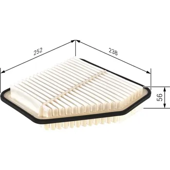 Vzduchový filtr Vzduchový filtr BOSCH F 026 400 188