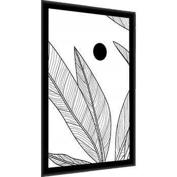 Obraz Plakát MINIMALISTICKÉ Listy Dekor Linie 50x70
