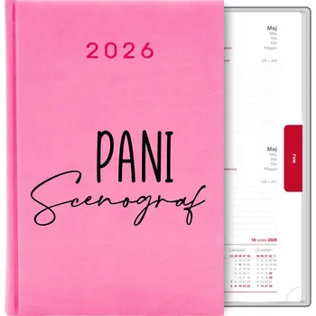 Kalendář Knižkový kalendář 2026 A5 růžový
