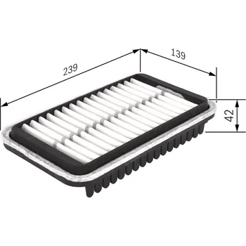 Vzduchový filtr Vzduchový filtr BOSCH F 026 400 418