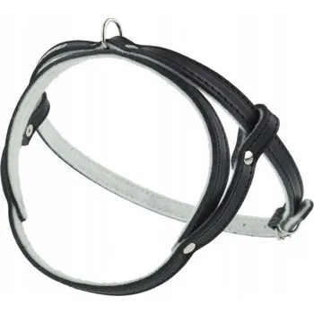 Postroj pro psa Kožený postroj podšitý plstí, 35 cm, koňaková barva