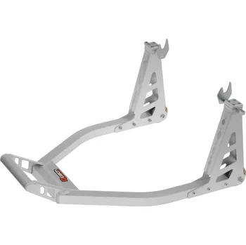 zvedák Q-TECH stojan na motocykl zadní hliníkový stříbrný