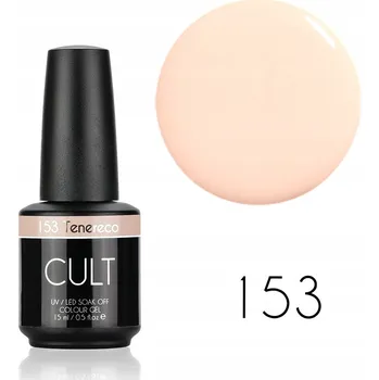 Přípravek na nehty CULT Colour Gel / Hybridní lak 15 ml UV/LED Tenereco 153
