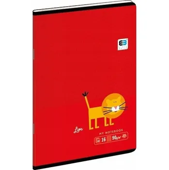 Sešit INTERDRUK ŠKOLNÍ SEŠIT A5 16 LISTŮ linkovaný PRO DÍVKU MIX 1 kus