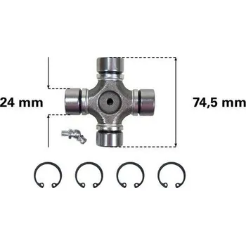 Hřídel nápravy Kloub, kloubový hřídel TRUCKTEC AUTOMOTIVE 02.34.053