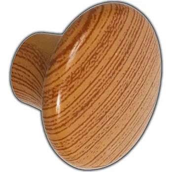 Nábytkové kování OZDOBNÁ NÁBYTKOVÁ KNOFLÍK UNIVERZÁLNÍ ÚCHYTKA NA NÁBYTEK PLASTOVÁ BOROVICE