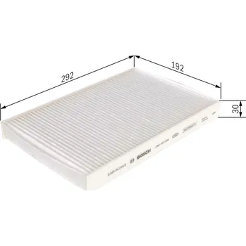 Ventilátor topení a klimatizace Filtr, vzduch v interiéru BOSCH 1 987 432 258
