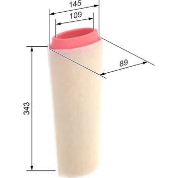 Filtr do auta Vzduchový filtr BOSCH 1 457 433 588