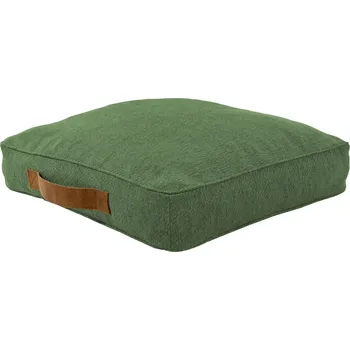 Taburet Kvadratický polštář PLUSZOVÝ taburet křeslo PERLOVÁ