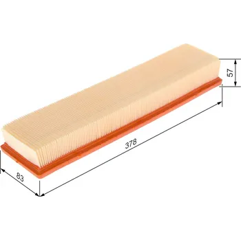 Vzduchový filtr Vzduchový filtr BOSCH 1 457 433 163