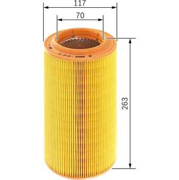 Vzduchový filtr Vzduchový filtr BOSCH 1 457 433 712