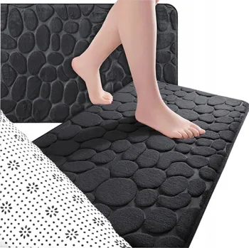 Koupelnová předložka Koupelnová předložka měkká rychleschnoucí bílá protiskluzová 40x60cm rohožka